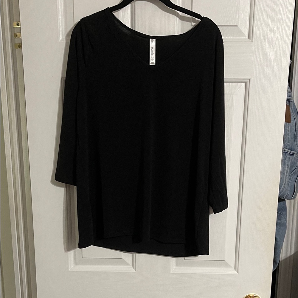 Elegant Black Women's Blouse